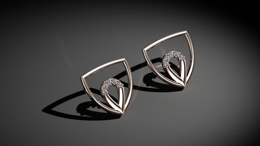 Radiant Duo Diamond Earrings