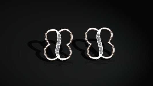 Butterfly Diamond Earrings