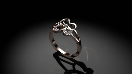 Butterfly Diamond Ring