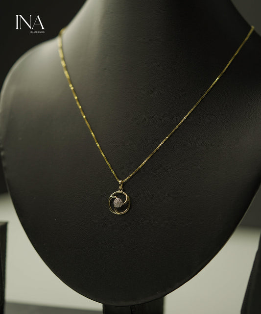 Eternal Swirl Diamond Pendant