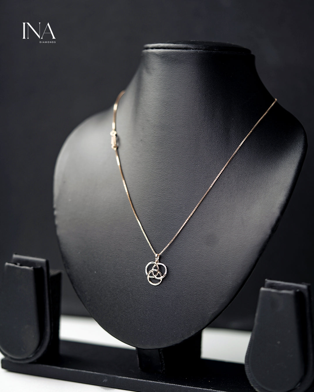 Trinity Knot Diamond Pendant