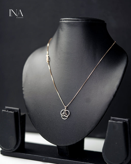 Trinity Knot Diamond Pendant