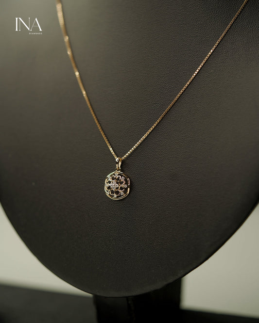 Floral Harmony Locket Pendant