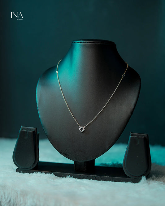 Minimal Elegance Diamond Pendant