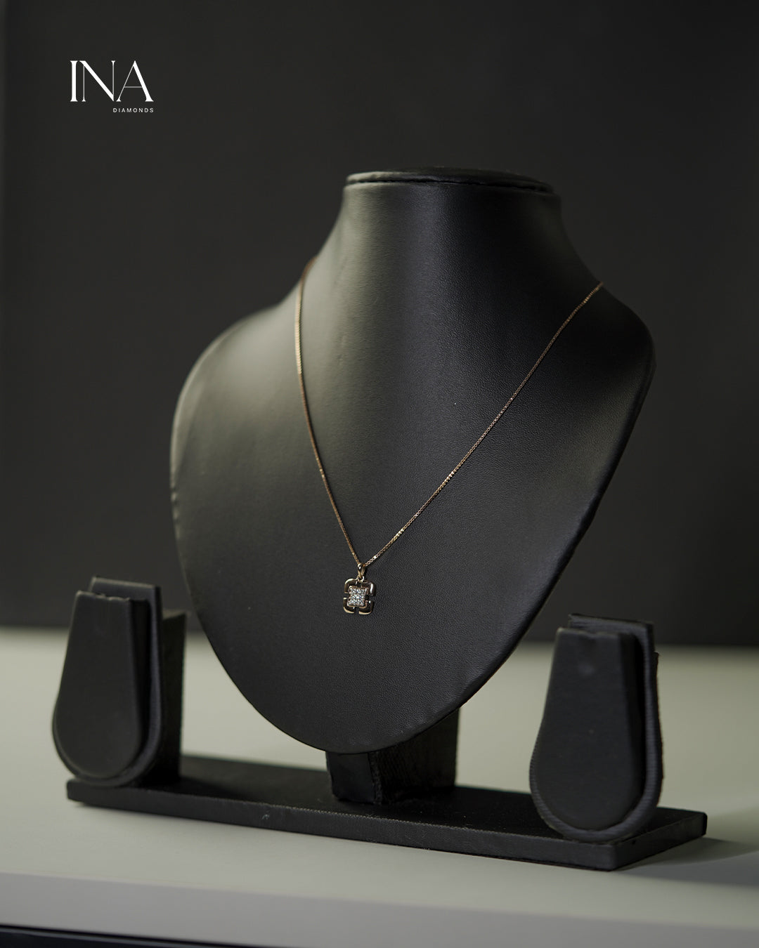 Regal Square Diamond Pendant
