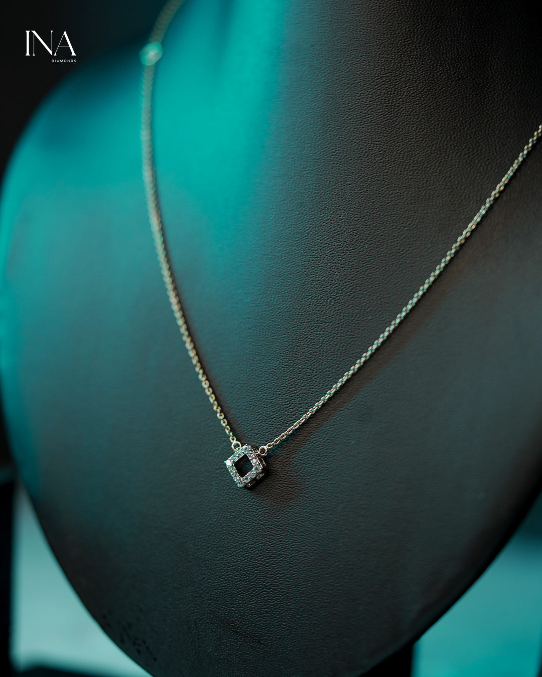 Minimal Elegance Diamond Pendant