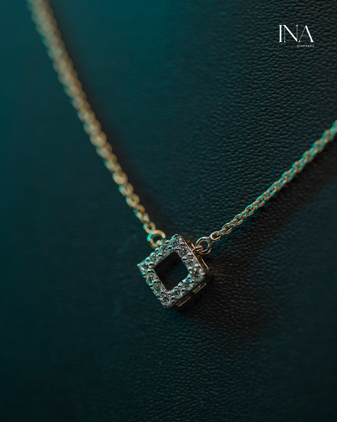 Minimal Elegance Diamond Pendant