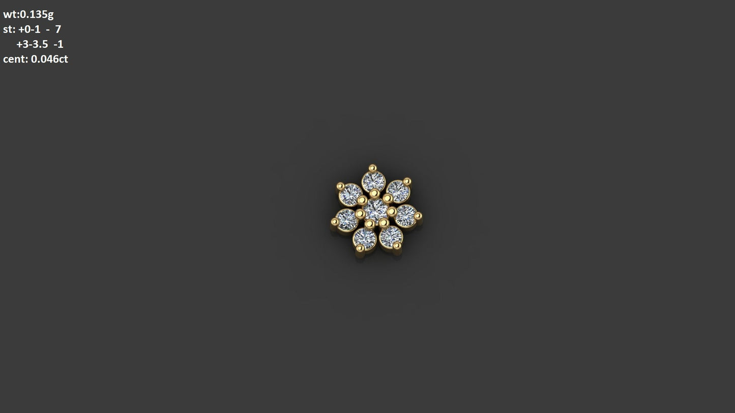Golden Aura Nosepin