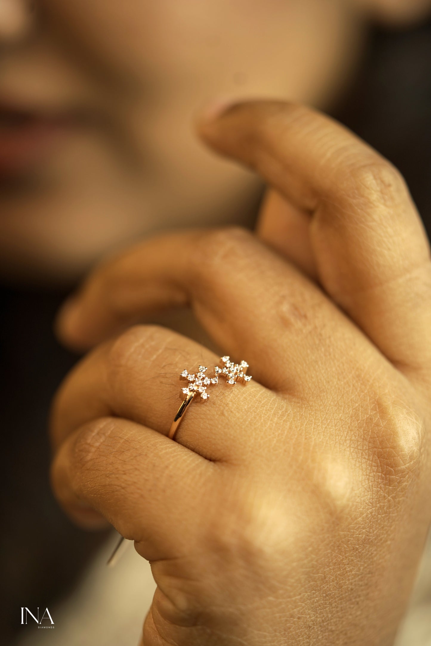 Blossom Frost Diamond Ring