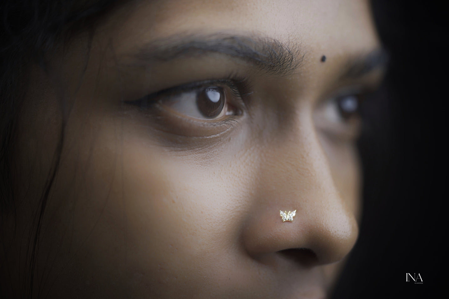 Ethereal Butterfly Nose Pin
