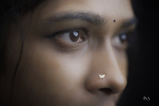 Ethereal Butterfly Nose Pin