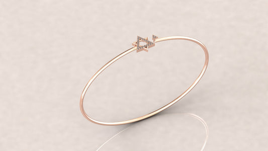 Star Diamond Bangle