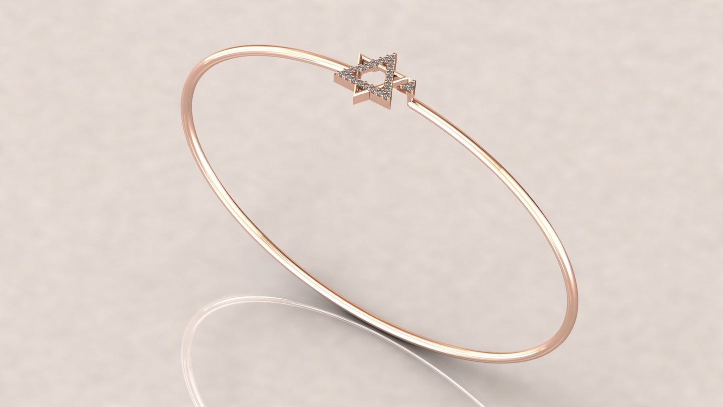 Star Diamond Bangle