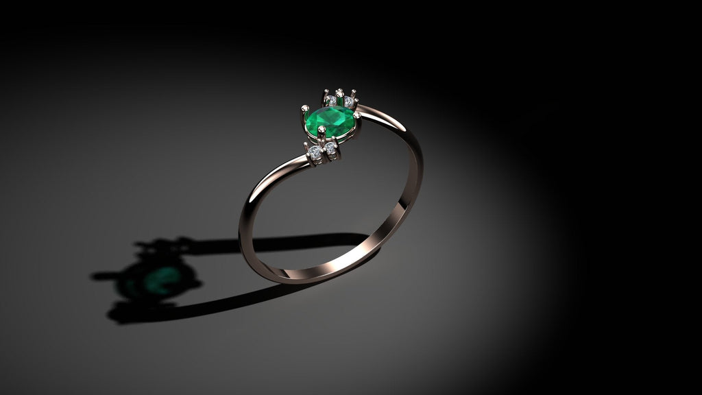 Diamond and Gemstone Ring