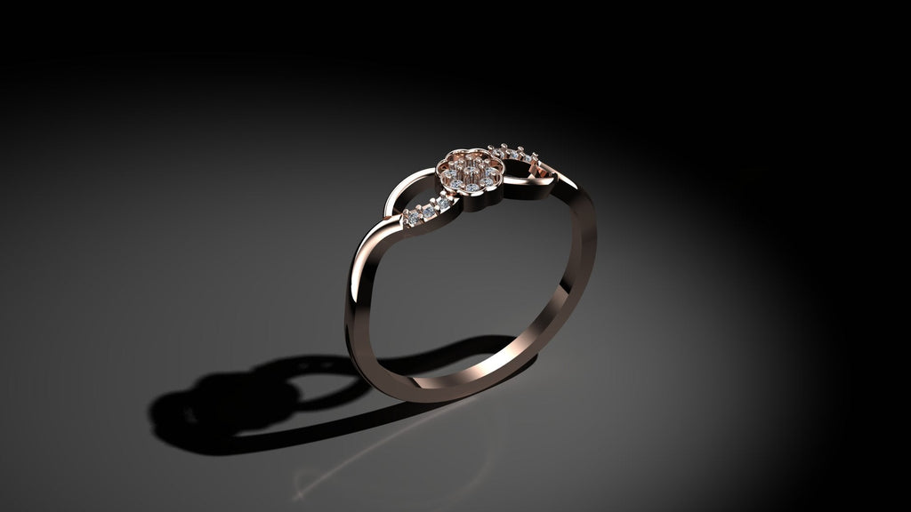 Twilight Blossom Ring