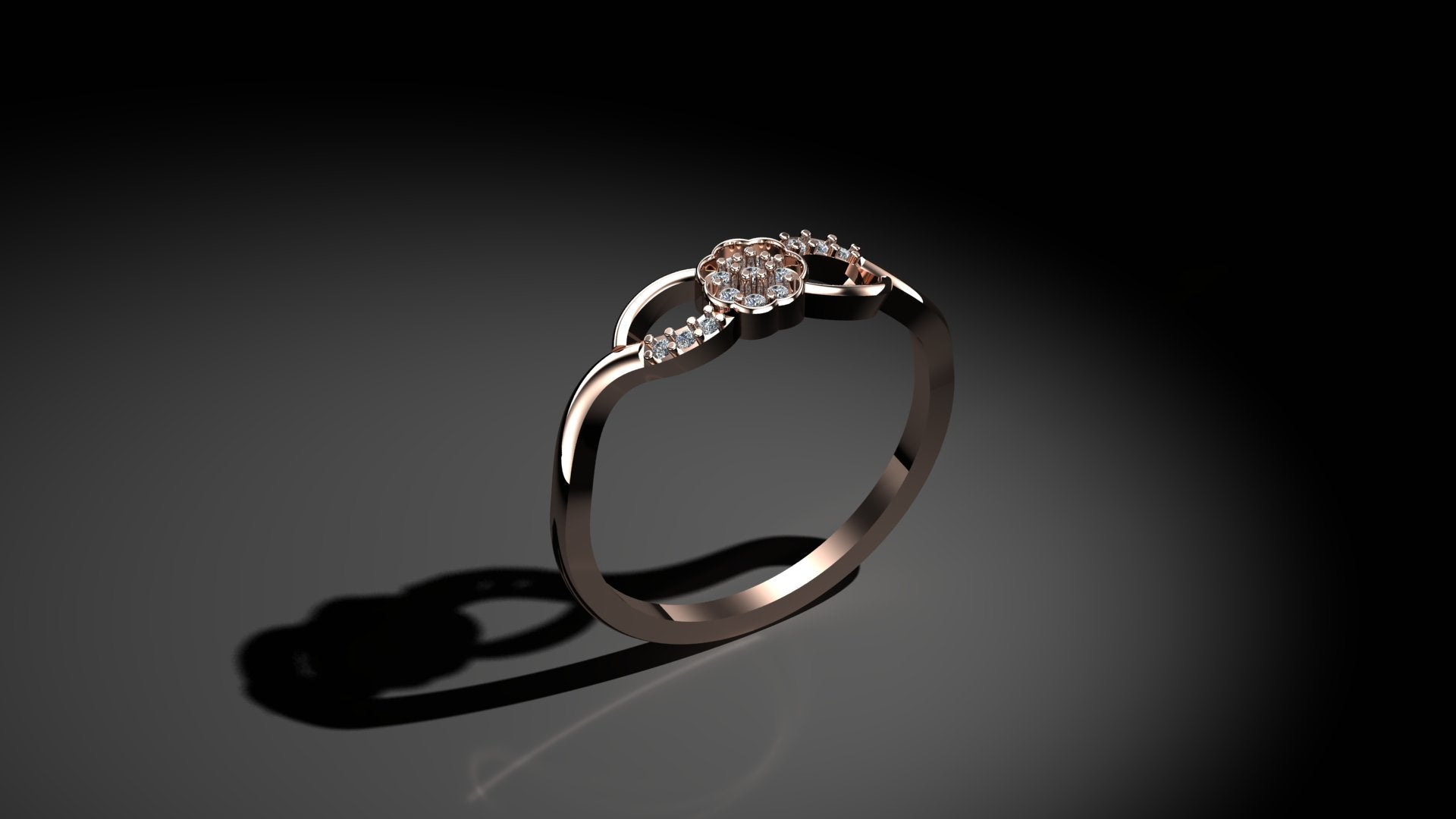 Twilight Blossom Ring