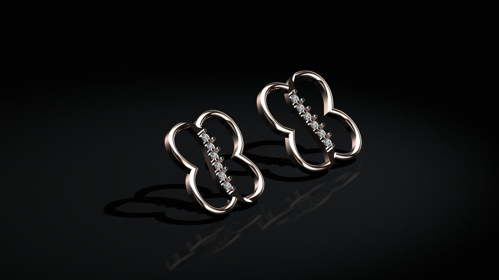 Butterfly Diamond Earrings