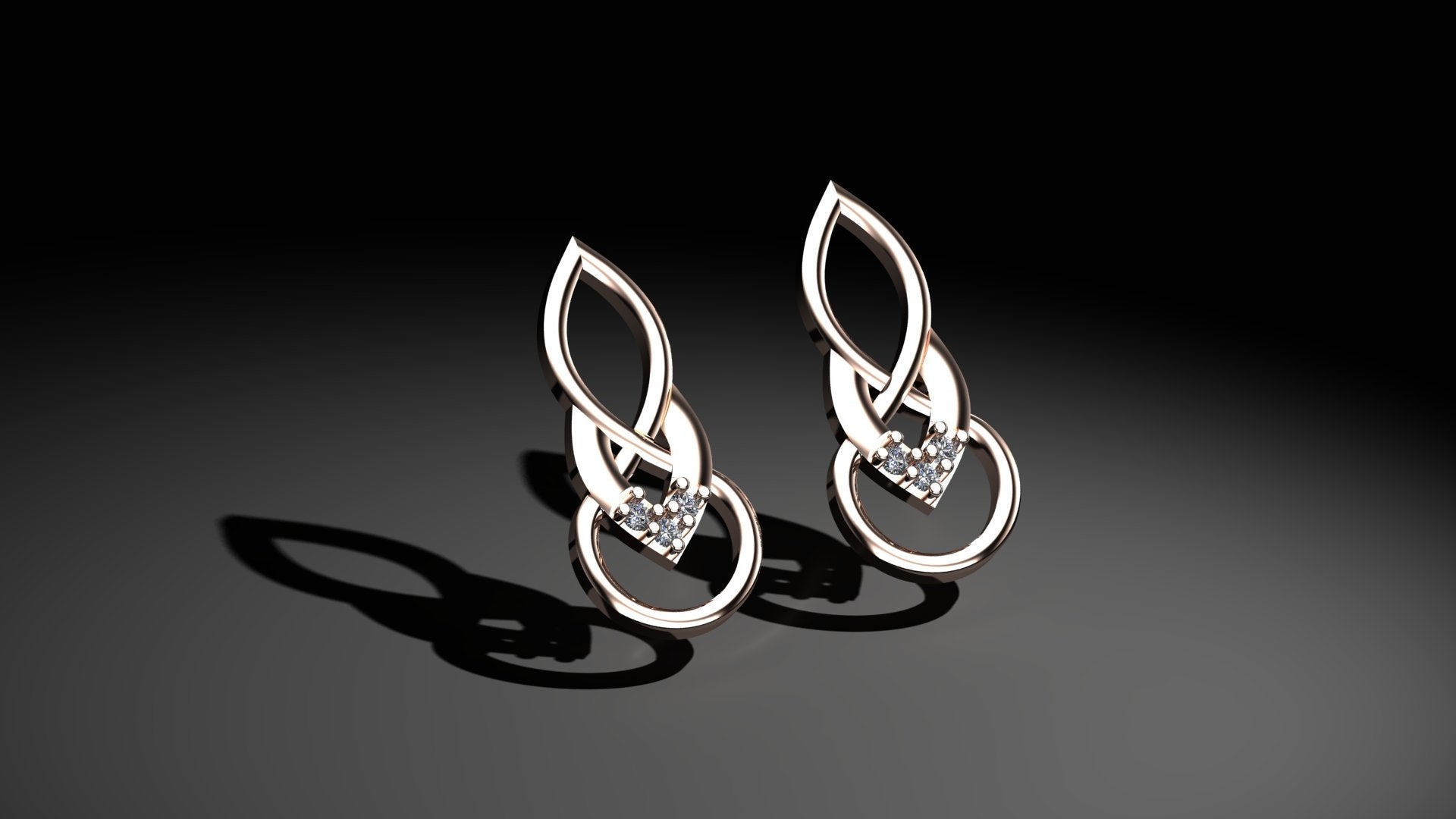 Sovereign Quirky Diamond Earrings