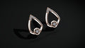 Diamond Tear Drop Earrings