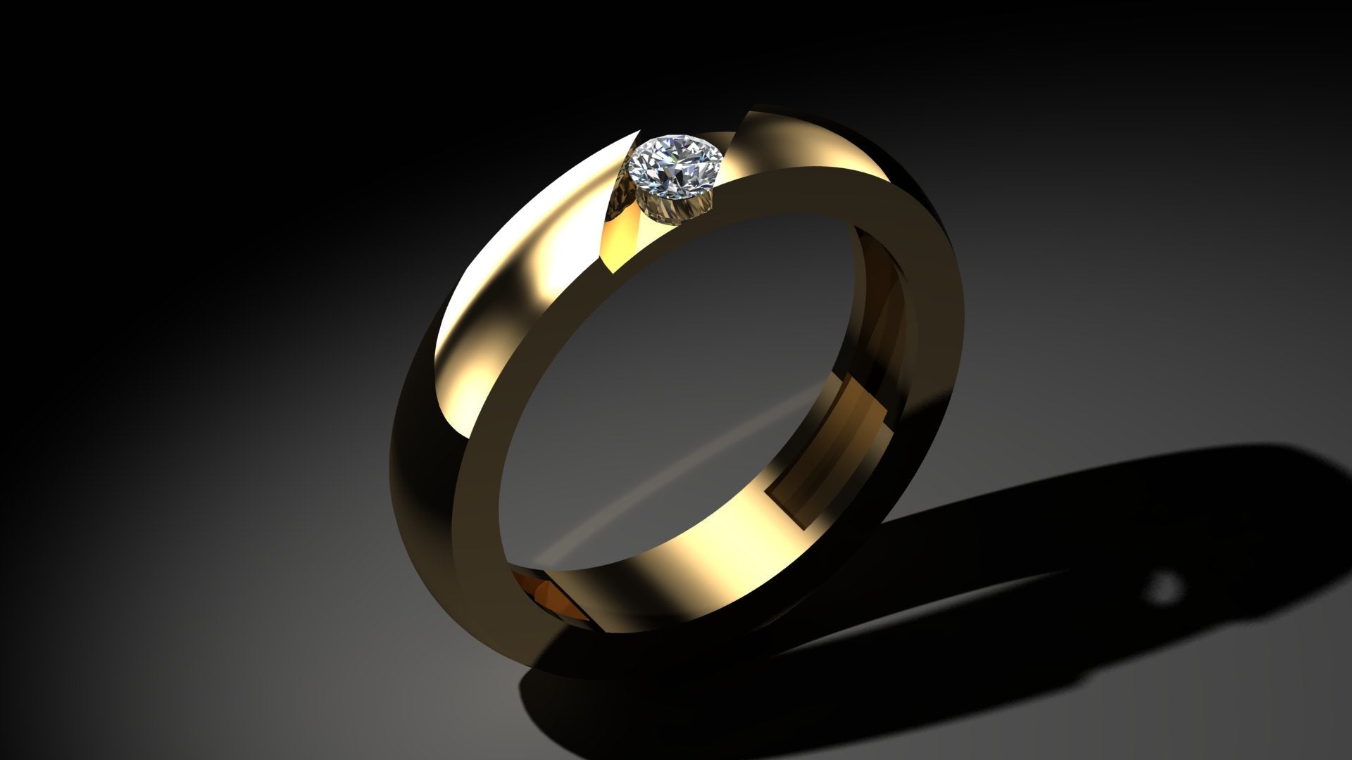 Golden Radiance Solitaire