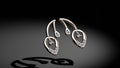 Diamond Leafe Earrings
