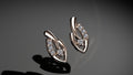 Leafy Diamond Ear Cuffs