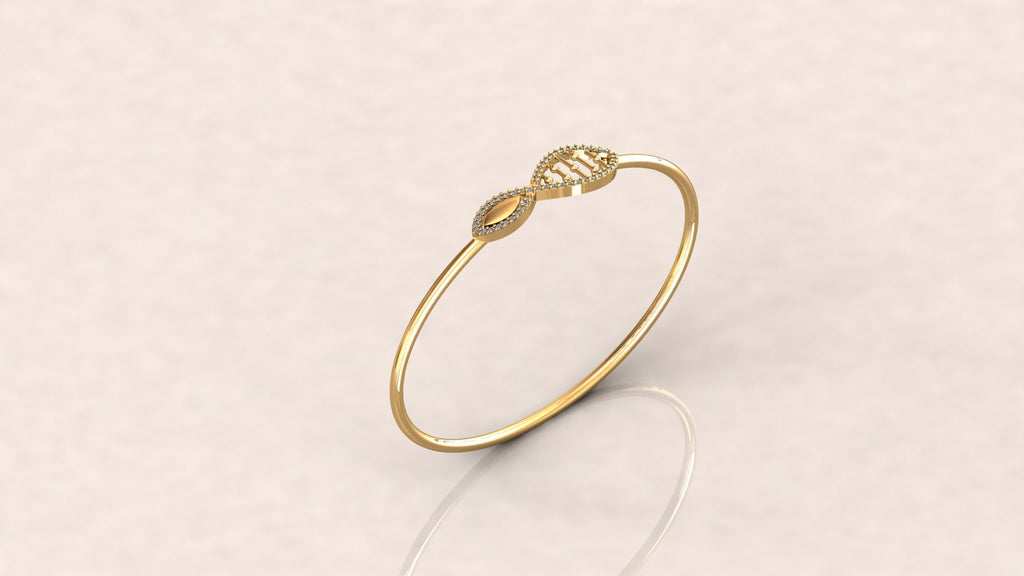 Infinity Diamond Bangle