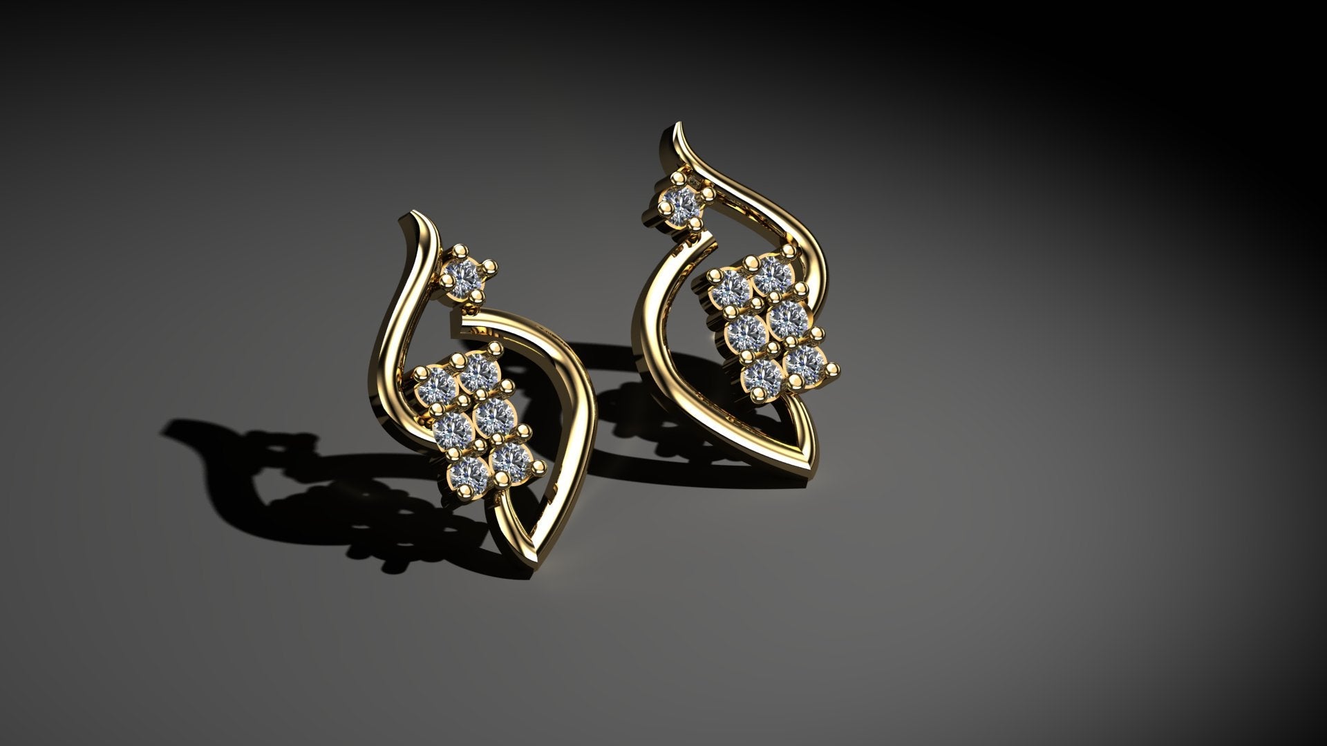 Dazzling Diamond Earrings