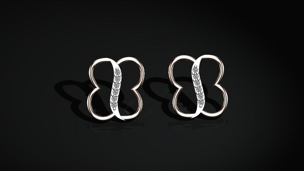 Butterfly Diamond Earrings