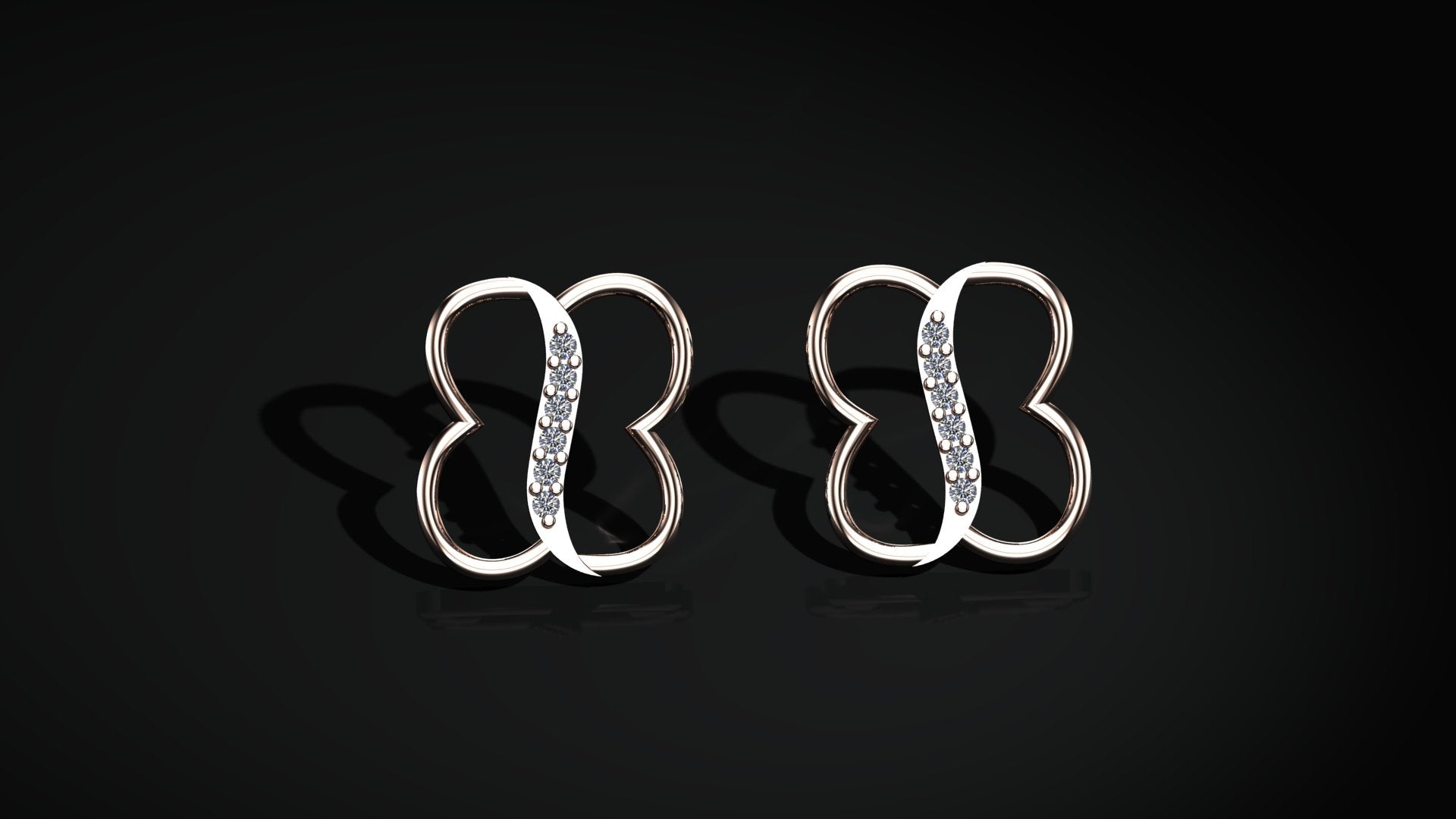 Butterfly Diamond Earrings