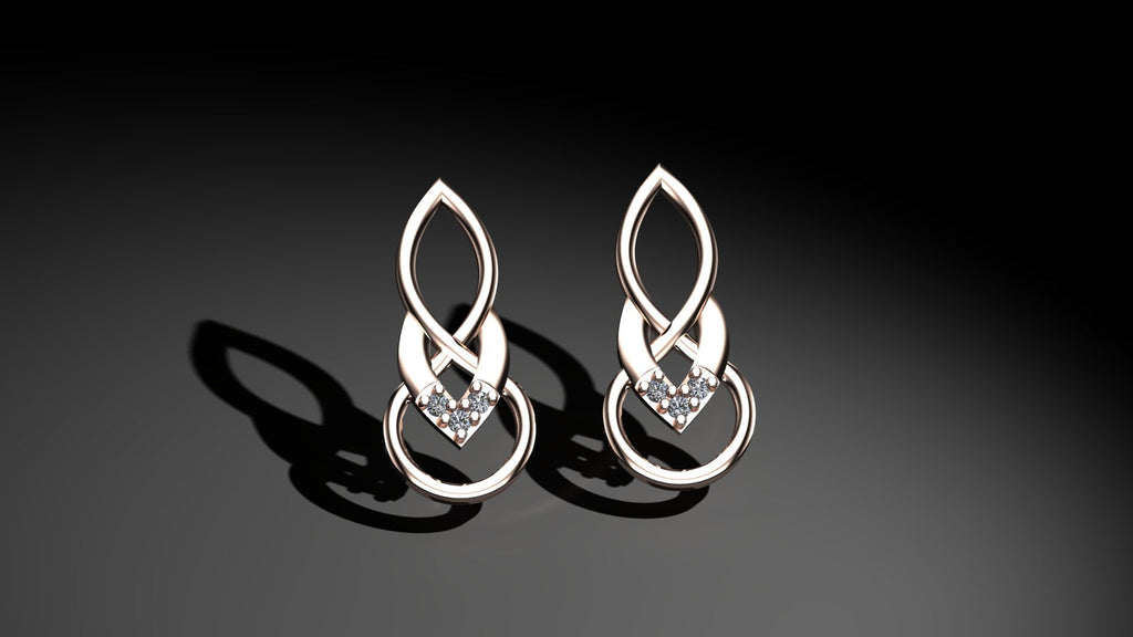 Sovereign Quirky Diamond Earrings