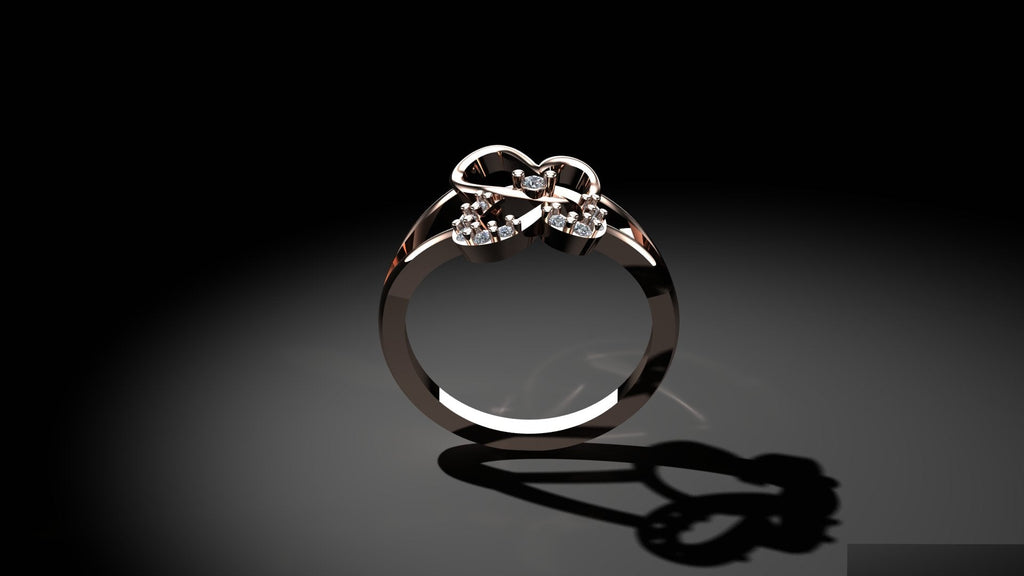 Butterfly Diamond Ring