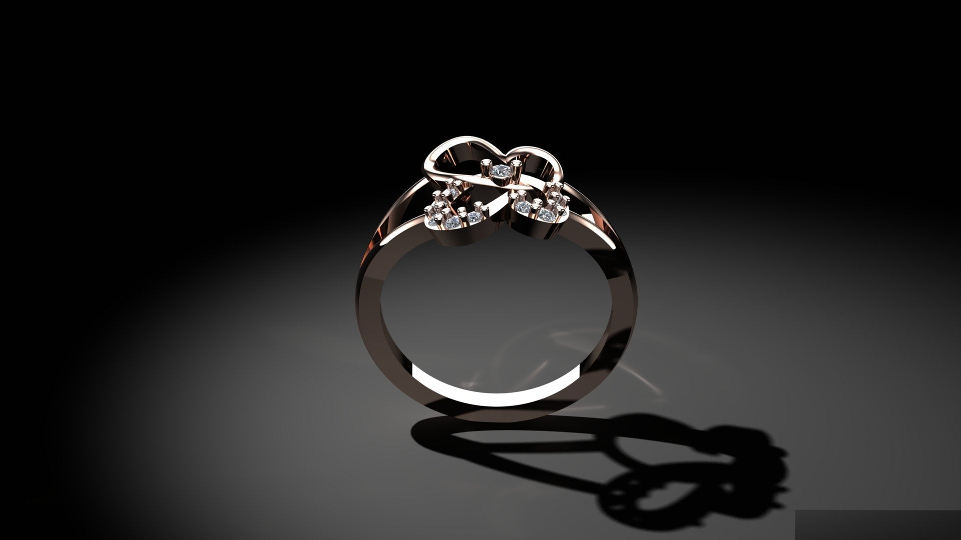 Butterfly Diamond Ring