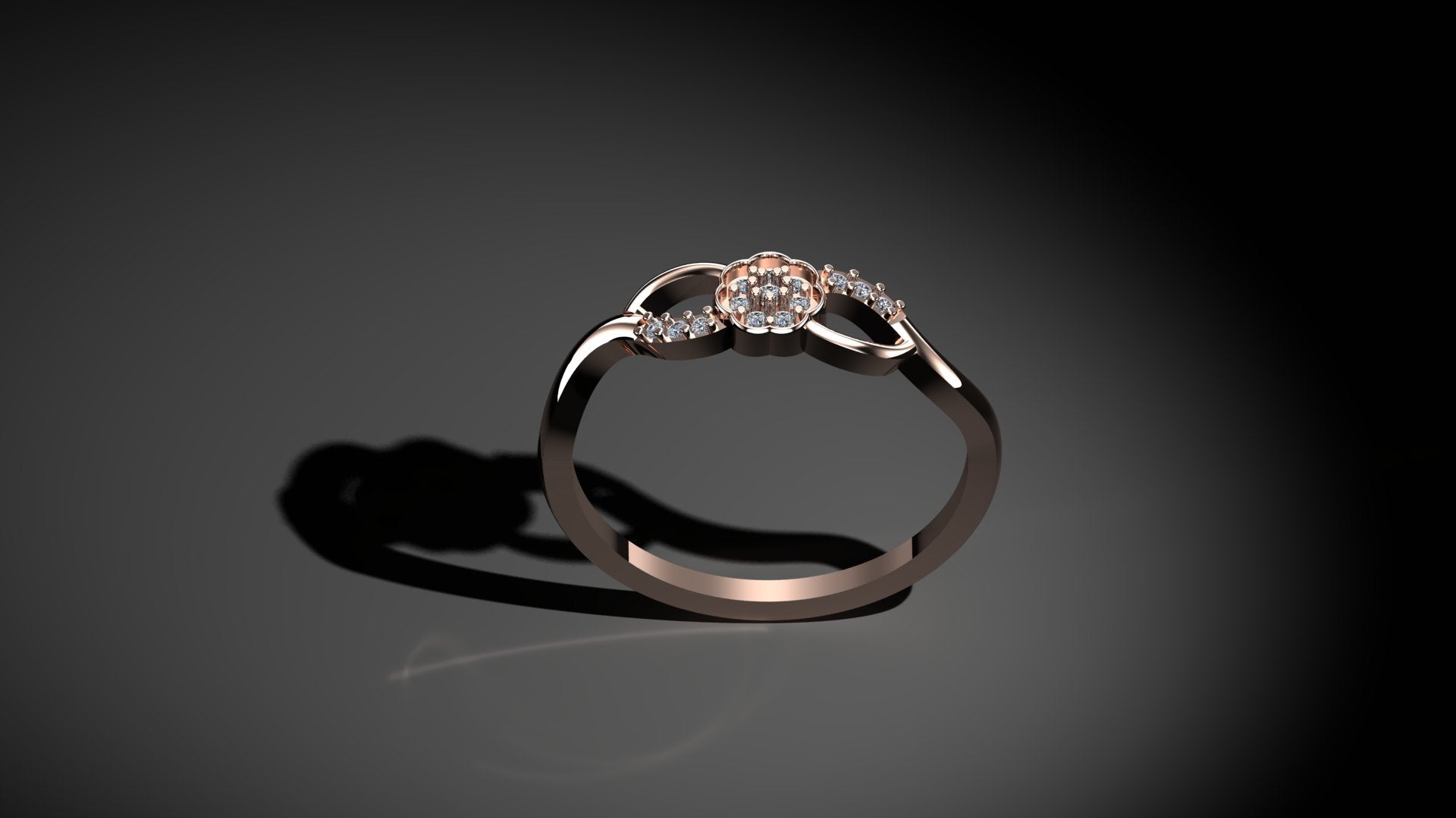 Twilight Blossom Ring