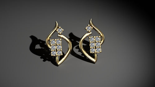 Dazzling Diamond Earrings