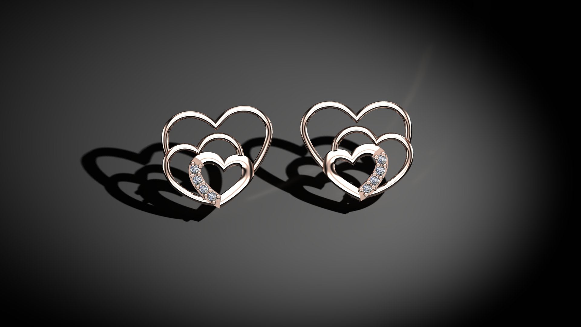 Diamond Heart Plugs