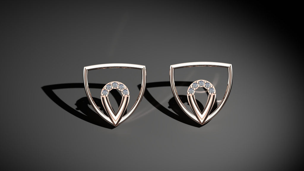 Radiant Duo Diamond Earrings