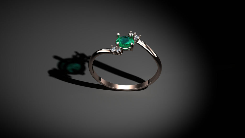 Diamond and Gemstone Ring