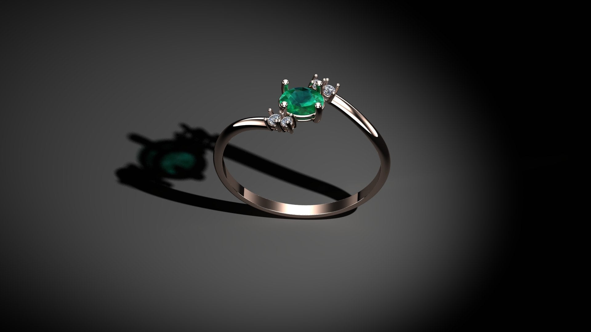 Diamond and Gemstone Ring