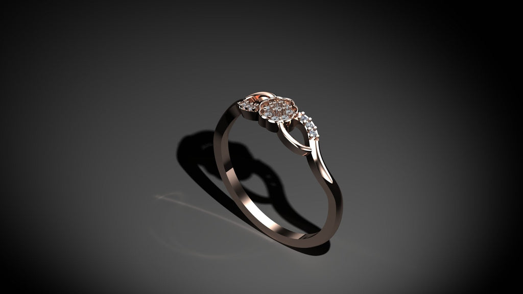 Twilight Blossom Ring