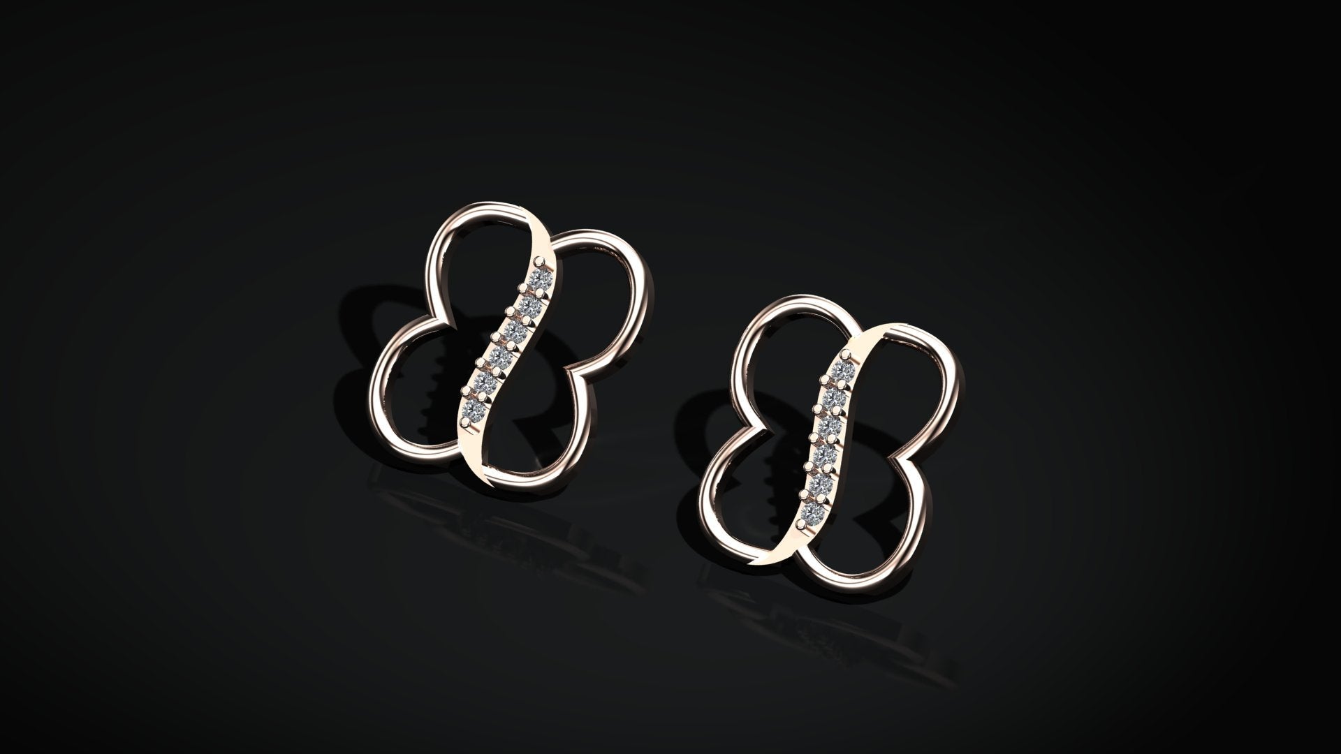 Butterfly Diamond Earrings