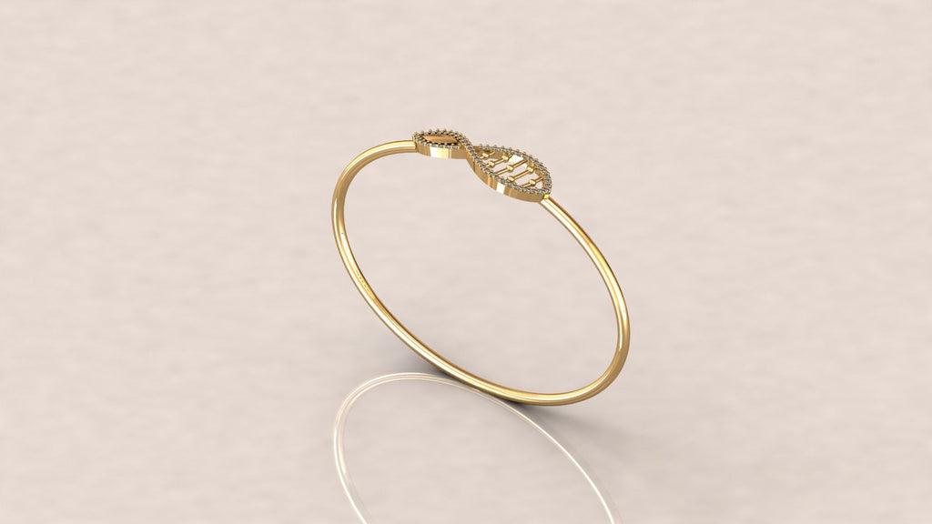 Infinity Diamond Bangle