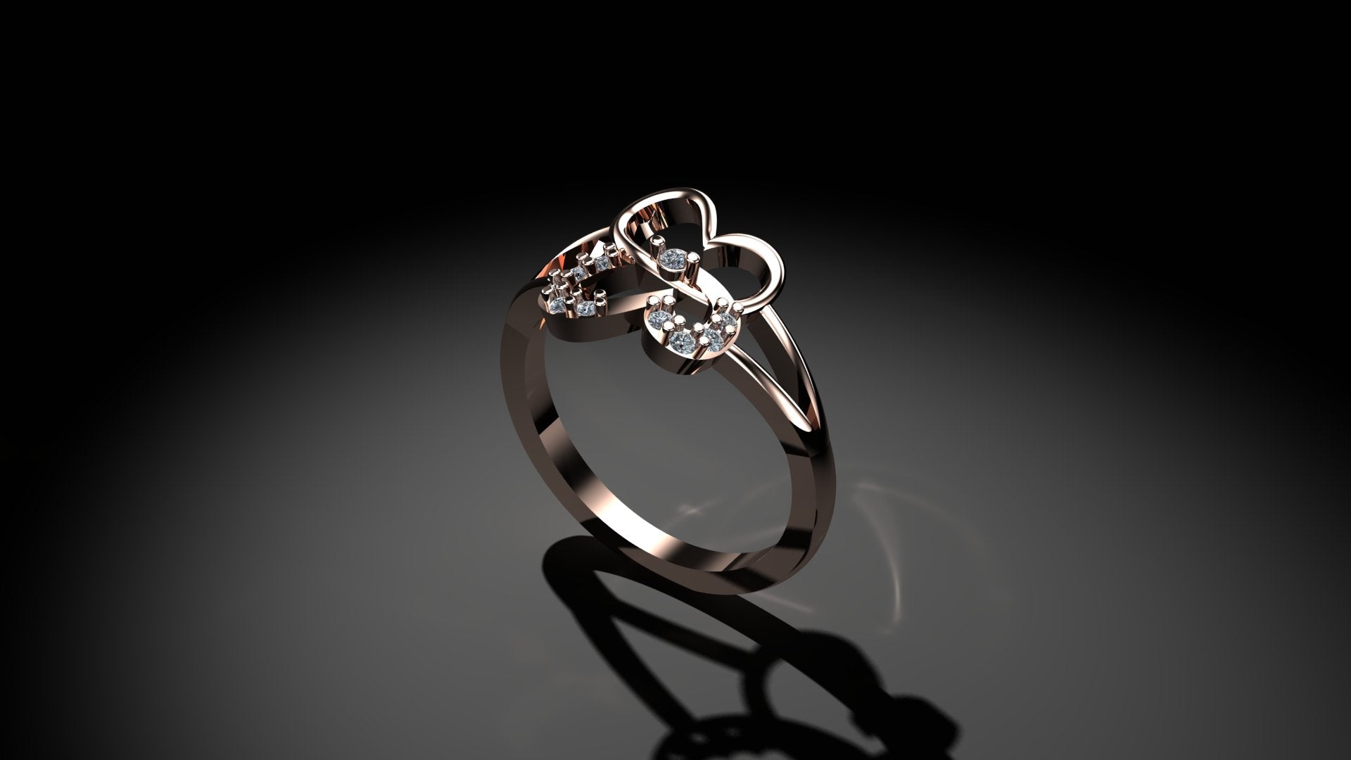 Butterfly Diamond Ring