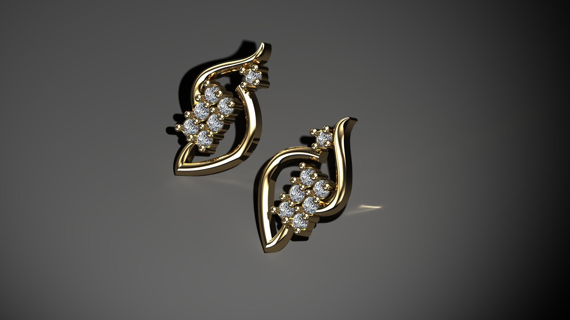 Dazzling Diamond Earrings
