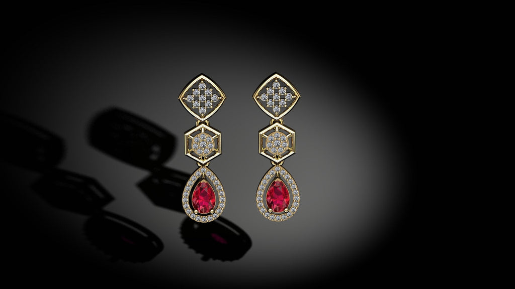 Gleamed Diamond Earrings