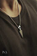 Obsidian Arrow Pendant