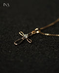 Delicate Cross Diamond Pendant