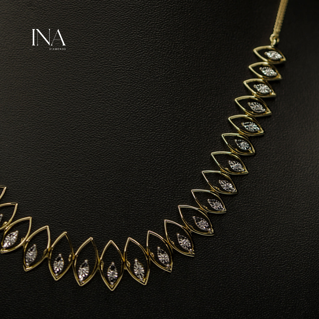 Elegant Marquise Diamond Necklace