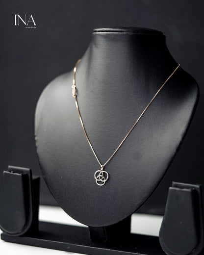 Trinity Knot Diamond Pendant