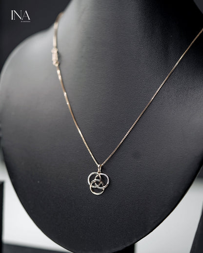 Trinity Knot Diamond Pendant